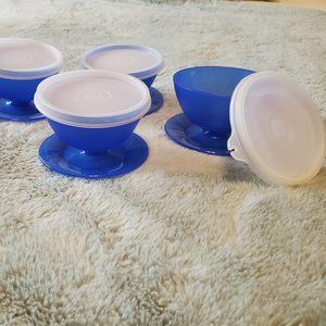 Tupperware set of 4 pudding/dessert cups